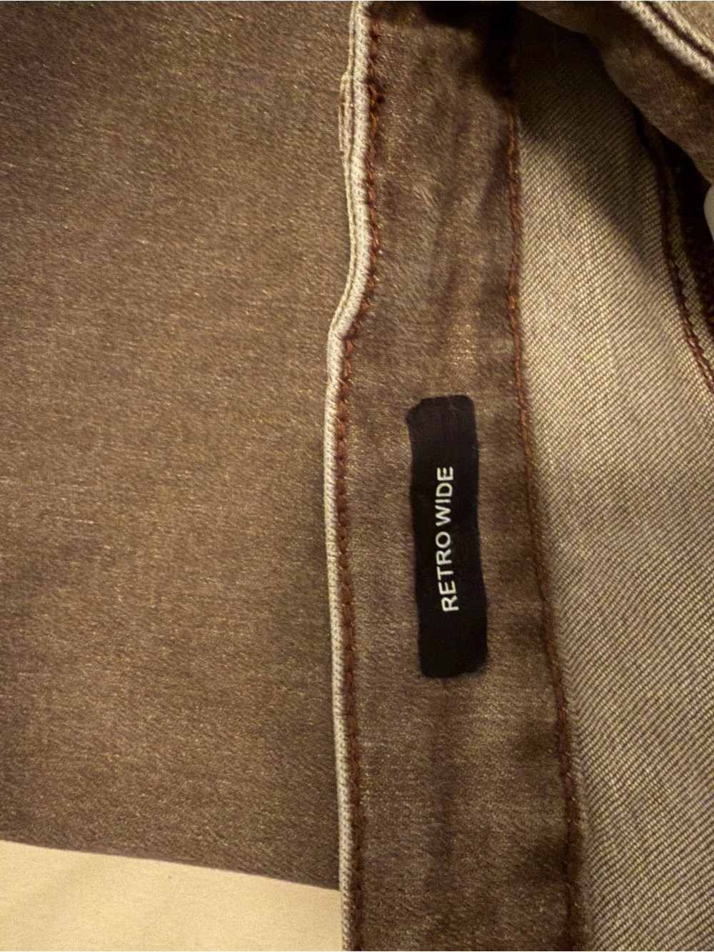 Judy Blue Retro Wide Brown Stretchy Jeans - Picture 7 of 7